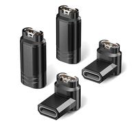 Itramax Adaptateur USB C pour Garmin Watch Cable Chargeur Angle 90° 4Pack | Type C Connecteur pour Garmin Fenix E 9 8 7 6 5 5X 5S,Venu X1 4,Epix,Forerunner 965 570 265 245 170 165 45,Enduro 4 3,Tactix