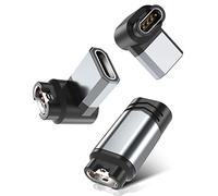 Itramax Adaptateur USB C vers Garmin 3Pack,90 Degrés Câble Watch Chargeur Type C Connecteur pour Garmin Montre Fenix 6S 6X 7 7S 7X,Forerunner 245 255 265 955,Instinct,Approach S60 S70,Vivoactive 3 4