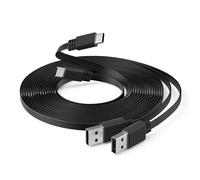 Itramax Câble de Chargeur USB A vers USB C 9M 2 Pack,Long Plat Cordon 4 6 Charge Rapide Type A 2.0 vers Type c pour Sony PS5 Playstation 5 Dualsense,Micorsoft Xbox X S,iPhone 15 Max,Blink Outdoor 4th