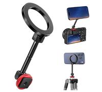 Itramax Support Magnétique de Téléphone Griffe Froide,Adaptateur Caméra pour Smartphone Mag/Safe Rotatif 360° avec Vis 1/4" pour iPhone 17 Pro Max 16 15 14,Galaxy S25 S24,Canon Nikon Sony DSLR Caméra