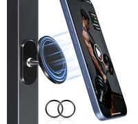 Itramax Support Téléphone Magnétique pour Gym,Support Salle de Sport Magnétique,Rotation à 360° avec Aimants N52 Double Face Stables,Compatible avec MagSafe iPhone17 16 15 14 13 12 et Tous Smartphones