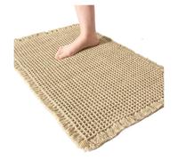 ITRHJTGP Bathroom Mat Tapis De Salle Bain Absorbant Antidérapant, Paillasson Doux Lavable en Machine for Toilettes, À Côté La Baignoire Et du Lavabo pour Douche(Brown,43x61cm)
