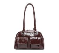 ITRHJTGP Exquis Sacs à Main Femme Sac vintage en cuir PU for femme, version sac à bandoulière, double poche, sac à main avec poche intérieure(Color7)