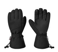 ITRHJTGP Gants de Ski Gants de Cyclisme Chauds for Hommes, for l'automne et l'hiver, for Le Sport en Plein air, la Course à Pied, vélo, Ski, Camping, randonnée, Moto(Black,M)