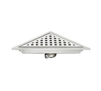 ITRHJTGP Grille Caniveau Drain De Sol Invisible Triangulaire, Coin Salle Bains, Balcon, Type Caché, Insertion Carrelage, Douche, Drainage Rapide pour caniveau de Drainage(A Gravity Type)