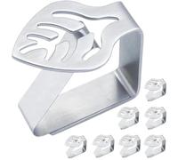 ITRHJTGP Pince Nappe Exterieur Pinces à Nappe en Acier Inoxydable de qualité supérieure, Robustes for Les fêtes de Mariage, Pinces de Couverture de Table de Pique-Nique, décor