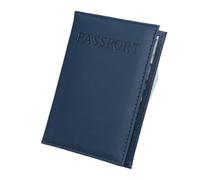 ITRHJTGP Portefeuille Passeport Familial Étui de Passeport en Cuir synthétique, Protection Documents, étui Voyage, Accessoire for Carte d'identité pour Voyages d'affaires, Voyages(Blue)