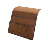 ITRHJTGP Range Telecommande Canape Sac de Rangement Suspendu en Feutre for Fauteuil, canapé, Fauteuil inclinable, Magazine, Tablette, téléphone Portable, télécommande, ménage(Coffee)