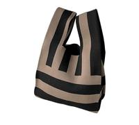 ITRHJTGP sac de poignet Sac à main en tricot réutilisable for femmes, sac de poignet forme cœur et fleur, fourre-tout nœud fait la, sacs Shopping décontractés for l'extérieur pour tous les jours