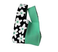ITRHJTGP sac de poignet Sac à main en tricot réutilisable for femmes, sac de poignet forme cœur et fleur, fourre-tout nœud fait la, sacs Shopping décontractés for l'extérieur pour tous les jours