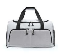 ITRHJTGP Sac De Sport Homme Travel Bag With Shoes Compartment Sports Bag Carry On Weekender Bag For Women And Men For Travel Workout Sport(Grey)