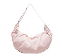 ITRHJTGP Sac De Transport Pour Femme Trendy Fashionable Shoulder Bags Wrapped With Dyed Nylon Canvas Bag Large Capacity Single Shoulder(Pink)