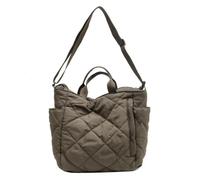 ITRHJTGP Sac Matelassé Sac à bandoulière carreaux décontracté grande capacité matelassé couleur unie espace coton duvet travailleur de bureau(Green)