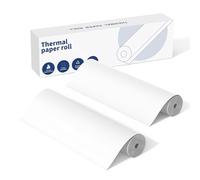 ItriAce 2 Rouleaux de Papier Thermique A4, Papier pour Imprimante Thermique, Compatible avec M832 Imprimantes Portables A4, 210mm de Largeur et 7m de Longueur, 23 Feuilles/Rouleau