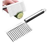 itrimaka Coupe-Vague | Coupe-Frites ondulé | Coupe-gaufres Carottes pour Pommes de Terre, Concombre, légumes, Outil de Coupe pour légumes, oignons, Hachoir ondulé