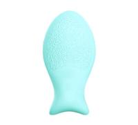 itrimaka Houppette de fond de teint, houppette de poudre pour le maquillage | Bouffée de poudre cosmétique en silicone pour le visage,Tampon bouffant de fond de teint en forme de poisson, bouffée de