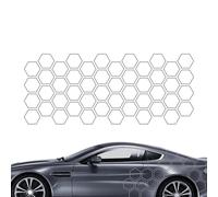itrimaka vinyles Voiture Graphiques en nid d'abeille - Autocollant Complet pour Voiture en nid d'abeille hexagonale | 40 * 200cm/15.75 * 78.74in Hexagon Honeycomb Car Full Wrap Sticker