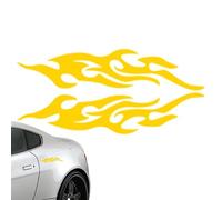 itrimaka Voiture résistants aux intempéries - Cool Autocollant Flamme Imperméable | Décalque Flamme Anti-décoloration 6 Couleurs pour Les véhicules camionnettes