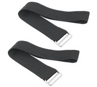 ITROLLE Lot de 2 ceintures de traction noires pour lit de rangement hydraulique