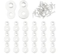 ITROLLE Lot de 20 connecteurs robustes en forme de 8 pour dessus de table avec vis