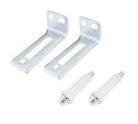 ITROLLE Mellbree Lot de 2 outils de réparation pour porte de placard à deux volets avec pivot et plaque métallique de support avec 2 vis