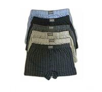 iTRONiK 6 Piars Boxer de sport classique en coton pour homme Motif camouflage uni Taille S à 6XL, Carreaux classiques, XL