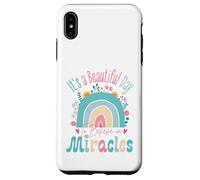 It's a Beautiful Day to Believe in Miracles Inspirational Coque pour iPhone XS Max