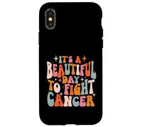 It's A Beautiful Day to Fight Cancer - Seast Cancer Pink Coque pour iPhone X/XS
