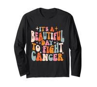 It's A Beautiful Day to Fight Cancer - Seast Cancer Pink Manche Longue
