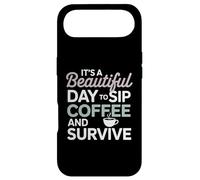 It's a Beautiful Day to sip Coffee Survive Mom Coque pour iPhone Air