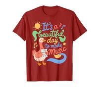 It's A Beautiful Make Music Day Pink Goose Choir Teacher T-Shirt