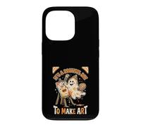 It's A Bootiful Day to Make Art Funny Ghost Artist Halloween Coque pour iPhone 13 Pro
