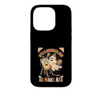 It's A Bootiful Day to Make Art Funny Ghost Artist Halloween Coque pour iPhone 14 Pro