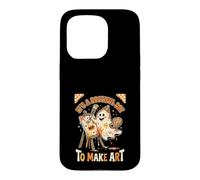 It's A Bootiful Day to Make Art Funny Ghost Artist Halloween Coque pour iPhone 15 Pro