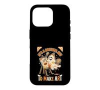It's A Bootiful Day to Make Art Funny Ghost Artist Halloween Coque pour iPhone 16 Pro
