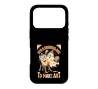 It's A Bootiful Day to Make Art Funny Ghost Artist Halloween Coque pour iPhone 17 Pro