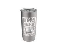It's A Bradford Thing You Wouldn't Understand Gobelet isotherme en acier inoxydable double paroi