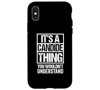 It's A Candide Thing You Wouldn't Understand First Name Coque pour iPhone X/XS