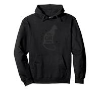 It's A Cat Thing - Silhouette Art Feline Lover Sweat à Capuche, Unisexe pour Adultes, Noir, S
