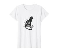 It's A Cat Thing - Silhouette Art Feline Lover T-Shirt, Femme, Blanc, XS