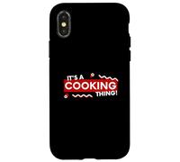 It's a Cooking Thing Chef Costume Restaurant Line Cook Chefs Coque pour iPhone X/XS