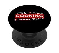 It's a Cooking Thing Chef Costume Restaurant Line Cook Chefs PopSockets PopGrip Adhésif