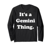 It's A Gemini Thing Zodiac Sign Manche Longue