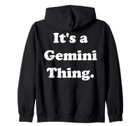 It's A Gemini Thing Zodiac Sign Sweat à Capuche