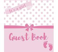 It's A Girl, Baby Shower Guest Book (Hardback)