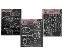 It's a Girl Lolly Chocolate Candy Mold, Baby Shower Soap Mold Baby Onesie Soap chocolate candy mold Mold With Ã‚© Molding Instruction by MOLDS AND THINGS