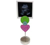 It's a Girl Mommy 2 Bee Photo or Sonogram Clip Frame - 4.25 Inches Tall