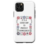 It's a Good Day to Protect Democracy Flag,Save Our Democracy Coque pour iPhone 11 Pro