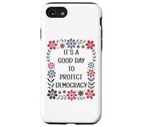 It's a Good Day to Protect Democracy Flag,Save Our Democracy Coque pour iPhone SE (2020) / 7/8