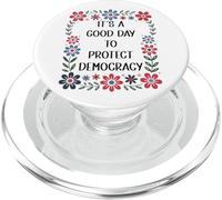It's a Good Day to Protect Democracy Flag,Save Our Democracy PopSockets PopGrip pour MagSafe